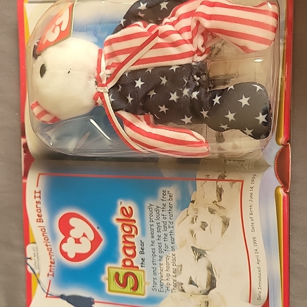 Spangle beanie baby